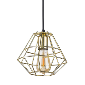 Diamant guld pendellampa 1 Pł small 1