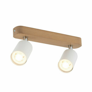 Top Trä Vit Taklampa 2 Pł small 3
