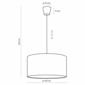 Rondo Kids blå taklampa 1 Pł small 2