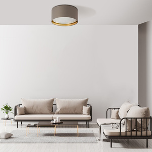 Taklampa Bilbao Beige/Guld 4 Pł 450 small 1