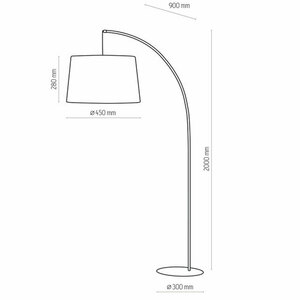 Hang Svart Golvlampa 1 Pł. small 3