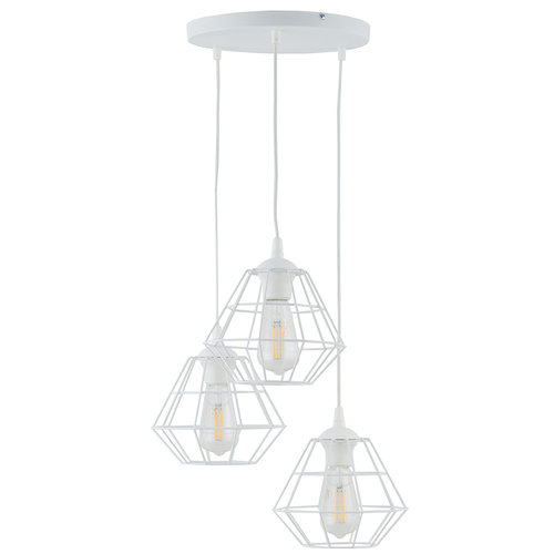 Kontrollera Diamond New Vit taklampa 3 Pl.