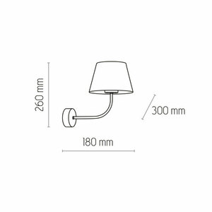 Chicago Linne Vägglampa 1 Pł small 3