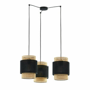 Boho svart taklampa 3 Pł small 0