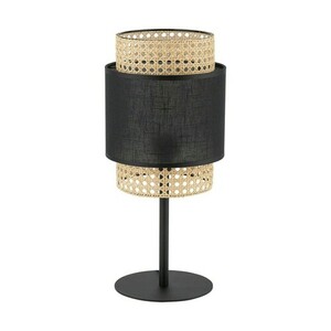 Boho Svart Nattlampa 1 Pł small 0