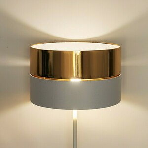 Hilton Vit/Guld Golvlampa 1 Pł small 1