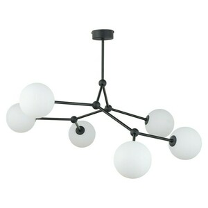 Svart taklampa Fairy 6 Pł. small 5