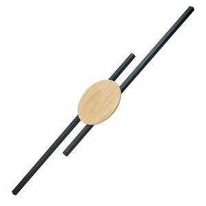 Java Svart Trä Vägglampa 2 Pł small 1