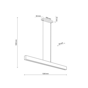 Teo Led pendellampa i valnöt 1260 small 10