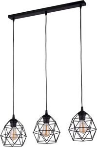 Galaxy svart taklampa 3 Pł Strip. small 1