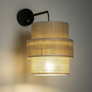 Calisto Jute Vägglampa 1 small 1