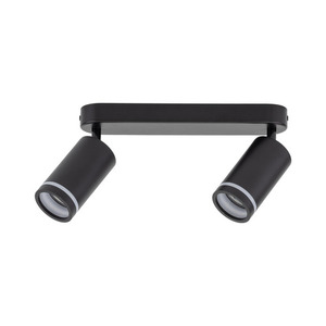 Jet svart 2xGU10 small 2