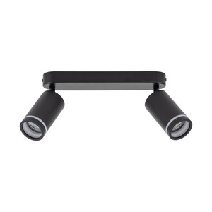 Jet svart 2xGU10 small 0