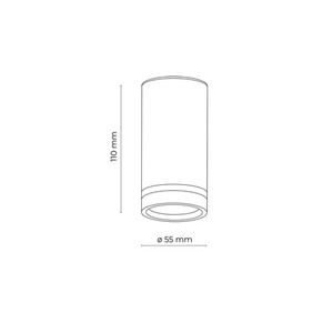 Jetvit downlight 1x GU10 small 6