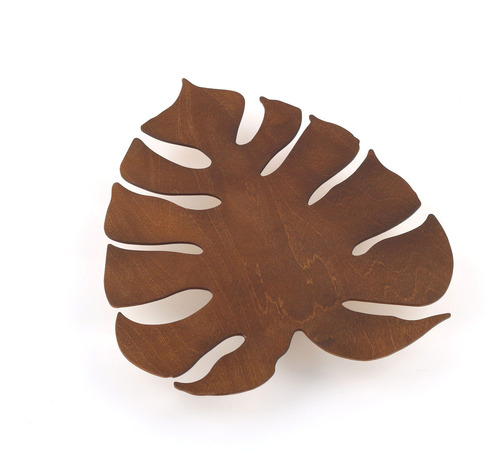 Kontrollera Monstera Trä Valnöt Vägglampa 3 Pł
