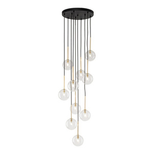 Nilos svart/guld taklampa 10 Pł small 6