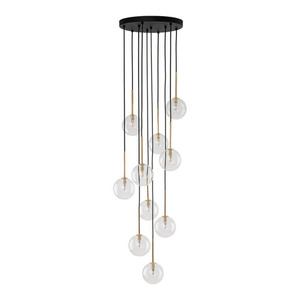 Nilos svart/guld taklampa 10 Pł small 9