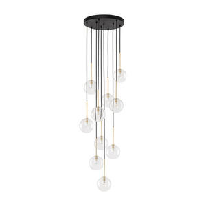 Nilos svart/guld taklampa 10 Pł small 0