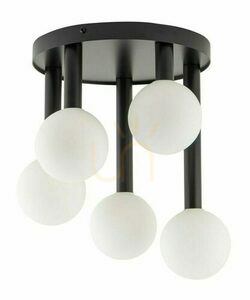 Plafond Sigma Perla 5 svart G9 33485 small 0