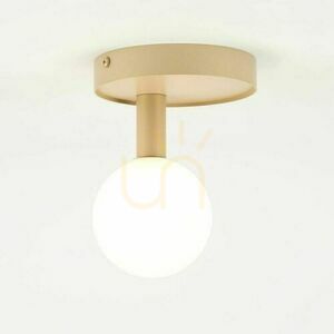 Plafond Sigma Perla guldbeige glas G9 12W 33602 small 1