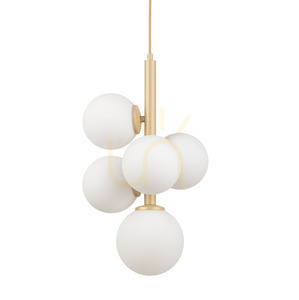 Pendellampa Sigma Perla 5 ljuspunkter guldbeige G9 33607 1 Pendellampa Sigma Perla 5 ljuspunkter guldbeige G9 33607 small 1