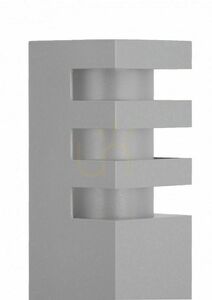 Utomhusvägglampa SU-MA RADO K AL silver aluminium IP54 E27 25 cm small 1