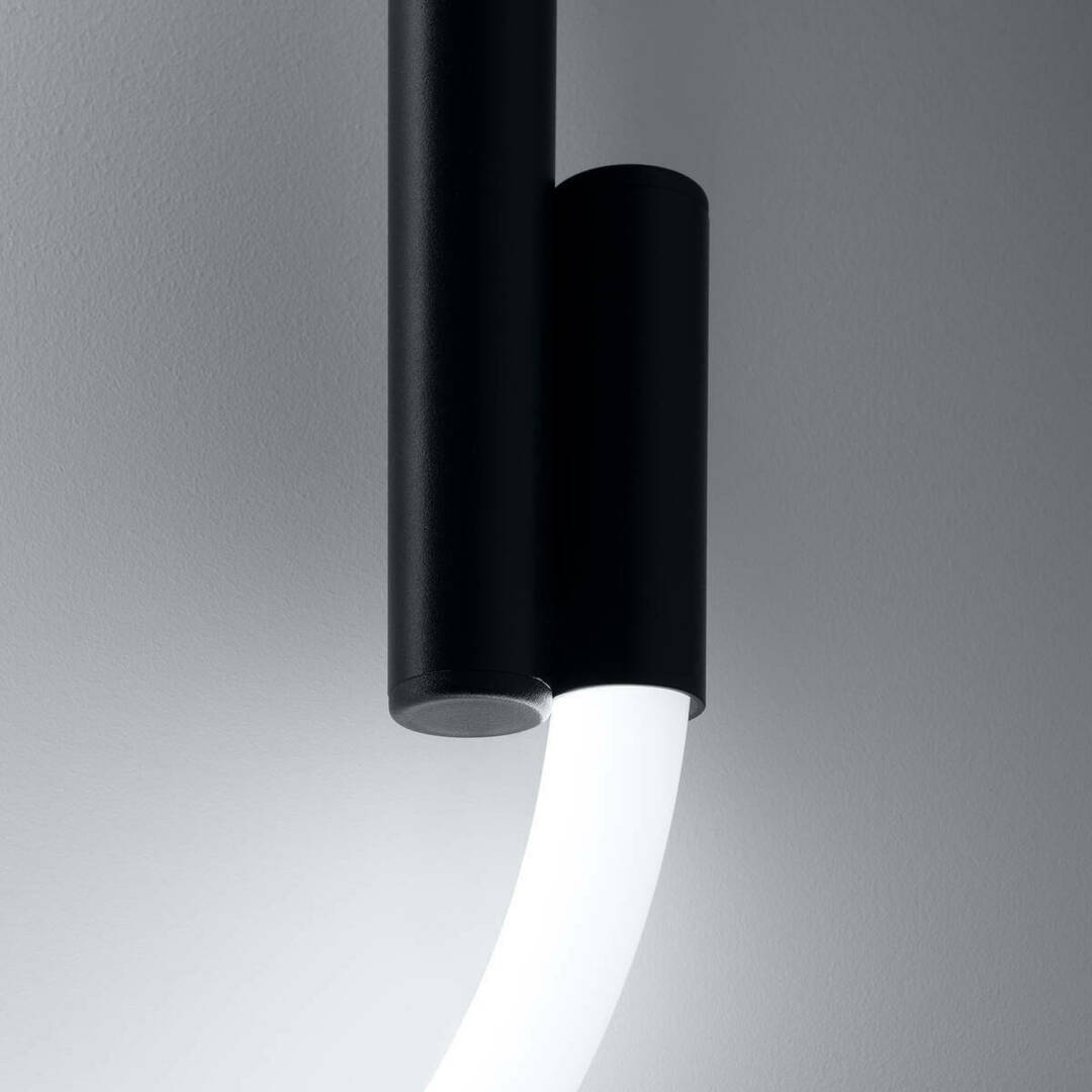 Utsikt GALAKSE 90cm svart LED-vägglampa 2700-6500K Thoro GALAKSE 90cm svart LED-vägglampa 2700-6500K Thoro