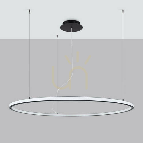 Kontrollera Ljuskrona RISA 120 svart LED 3000K Thoro