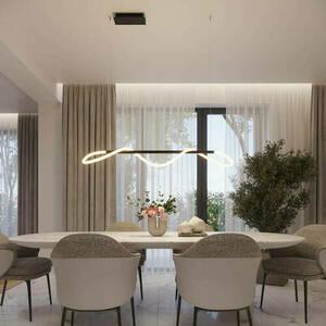 Taklampa GALAKSE148 svart LED 2700-6500K Thoro small 12