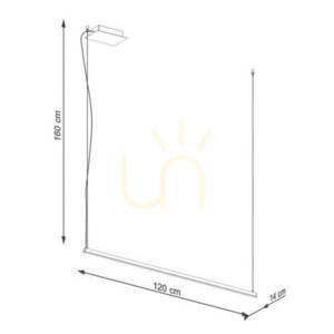 Thoro Strang 120 svart LED-pendellampa, 3000 K small 7