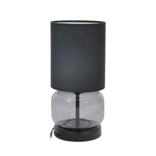 Kontrollera Skrivbordslampa Italux svart matt tyg E27 TB-63748-BL-SG