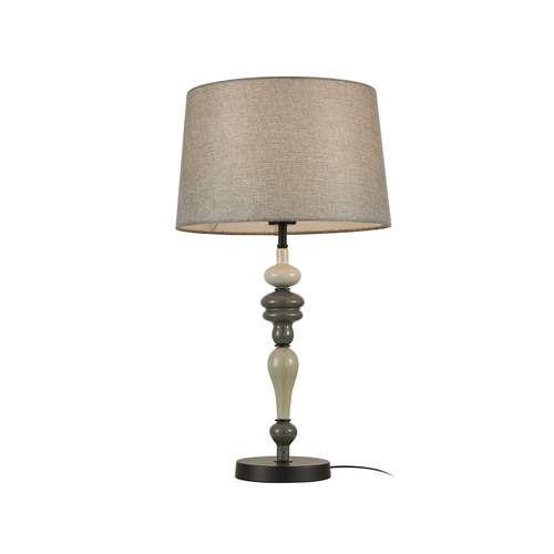 Kontrollera Skrivbordslampa Italux Klassisk svart tyg E27 TB-22374-BK