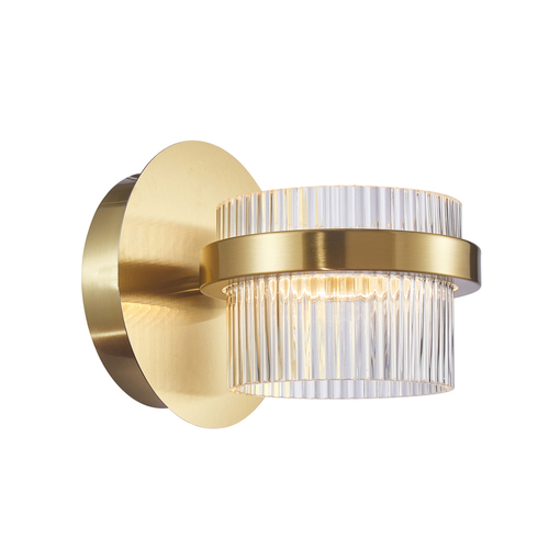 Kontrollera Vägglampa Italux Klassisk Guld Glas LED 9W 3000K WL-77362-9W-GD