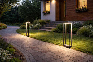 Utomhuspollare SU-MA Arma AR-500 mörk ask LED 9W 4000K 50 cm small 5
