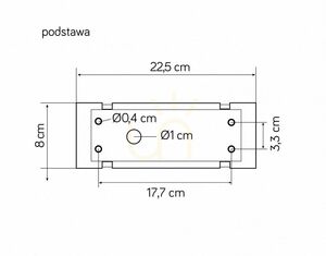 Utomhuspollare SU-MA Arma AR-500 mörk ask LED 9W 4000K 50 cm small 7