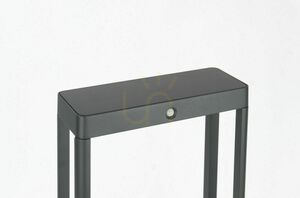 Solcellsdriven pollare SU-MA Arma Solar mörk ask 50 cm ARS-500SL small 1