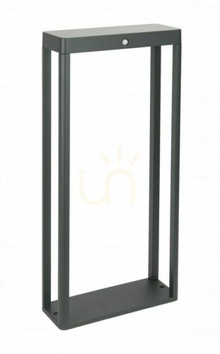 Kontrollera Solcellsdriven pollare SU-MA Arma Solar mörk ask 50 cm ARS-500SL