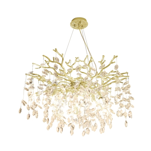 Kontrollera CINDY MD4115-1-EGN LED-pendellampa i guld