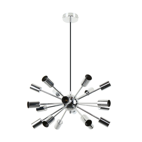 Kontrollera MANDI taklampa A8181-18-CH krom E27