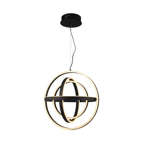 Kontrollera TESS Pendellampa MD9203-4-3BD Svart LED.