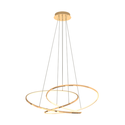 Kontrollera CHOLET Hänglampa MD7360-1A-3GT Guld LED.