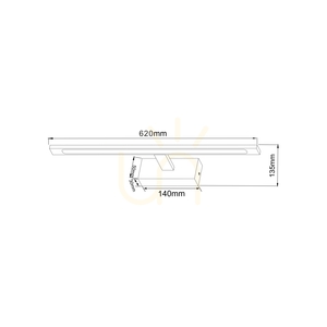 Zuma Line ALTER W89443-20W-BK vägglampa med LED, svart small 1
