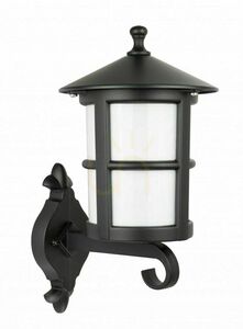 Utomhusvägglampa SU-MA svart patina gjuten aluminium K 3012/1/TD g small 0