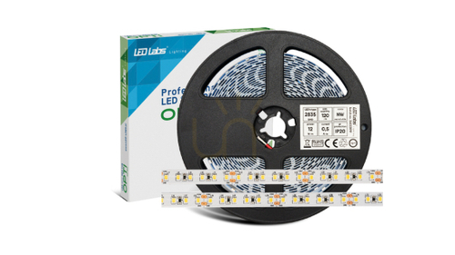 Kontrollera LED-list PRO 3YB 24V 2835 SMD neutralvit, IP65HS, 12W, 600 LED., 5 m