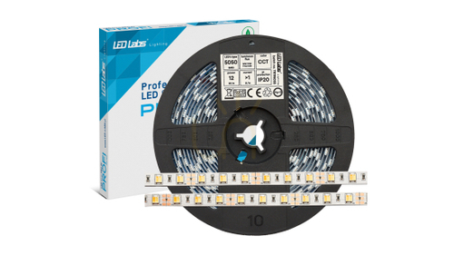 Kontrollera LED-list PRO 3Y 5050 SMD CCT, 12W, 300 lysdioder, 5 m