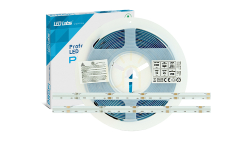 Kontrollera LED-list PRO 3Y COB RGB 24 V, 840 LED/m, 15 W/m, 720 lm/m, IP20, 5 m rulle