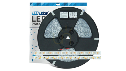 Kontrollera Tejp PRO 3Y 12V 600 LED 2835 SMD 9.6W WW RA90-25m, 5 m