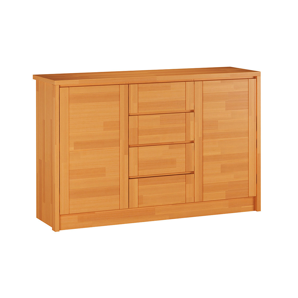 TIMO 2D4S BEECH byrå - LACQUERED BEECH
