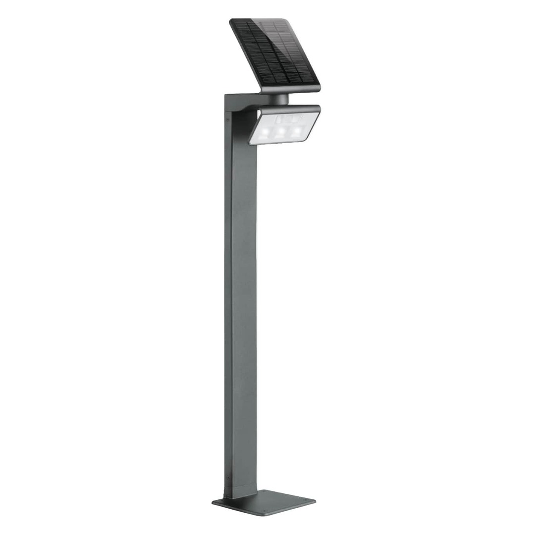 Kontrollera Steinel XSolar GL-S 1,2W solcellsdriven LED-armatur med sensor antracit Steinel XSolar GL-S 1,2W solcellsdriven LED-armatur med sensor antracit
