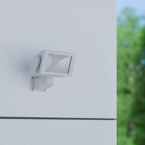 Kontrollera STEINEL LS 300 069247 vit LED-strålkastare utomhus 29,5 W 4000 K utan sensor
